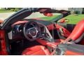 Adrenaline Red 2017 Chevrolet Corvette Z06 Convertible Interior Color