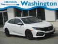Platinum White Pearl - Civic EX Hatchback Photo No. 1