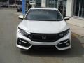 Platinum White Pearl - Civic EX Hatchback Photo No. 4