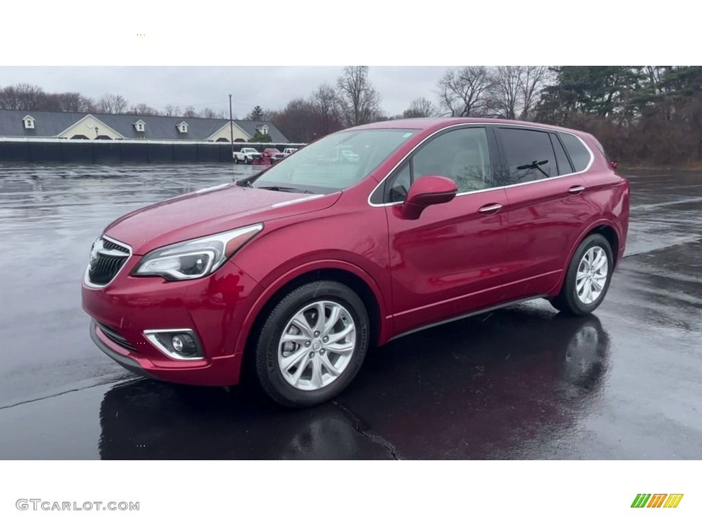 Chili Red Metallic 2019 Buick Envision Preferred Exterior Photo #144032792