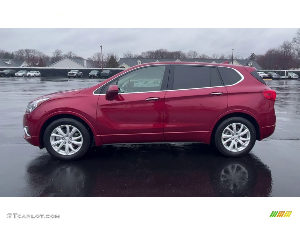 2019 Envision Preferred - Chili Red Metallic / Light Neutral photo #5
