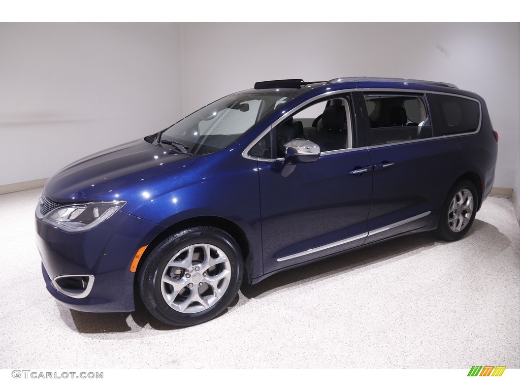 2020 Pacifica Limited - Jazz Blue Pearl / Black photo #3