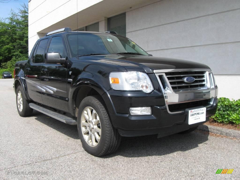 2007 Explorer Sport Trac Limited 4x4 - Black / Dark Charcoal photo #1