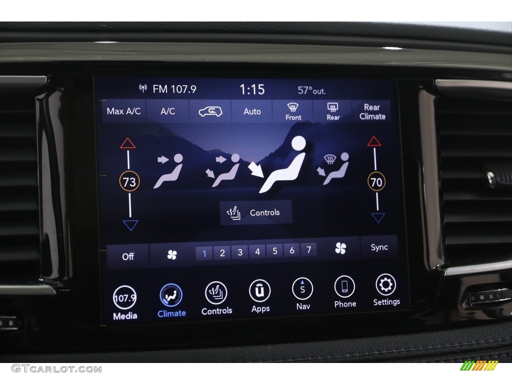 2020 Pacifica Limited - Jazz Blue Pearl / Black photo #11