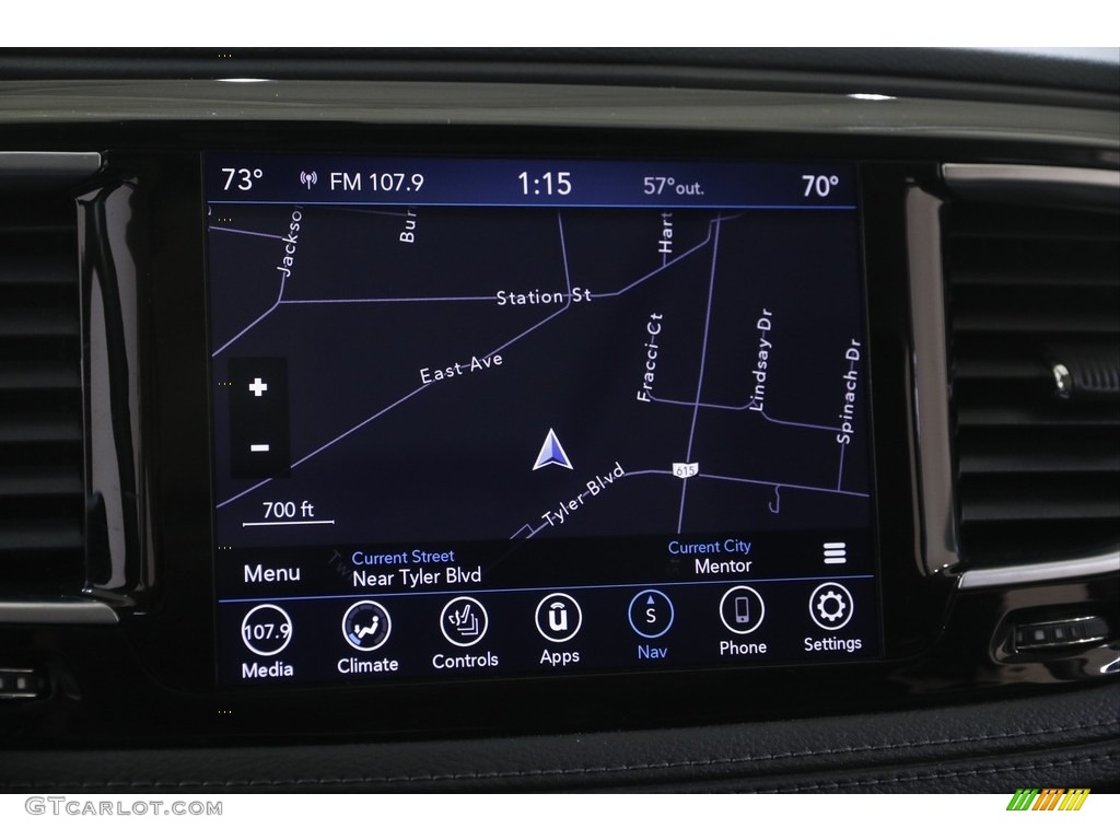 2020 Pacifica Limited - Jazz Blue Pearl / Black photo #13