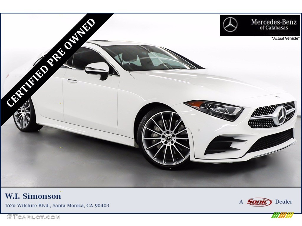 2019 CLS 450 Coupe - Polar White / Black photo #1