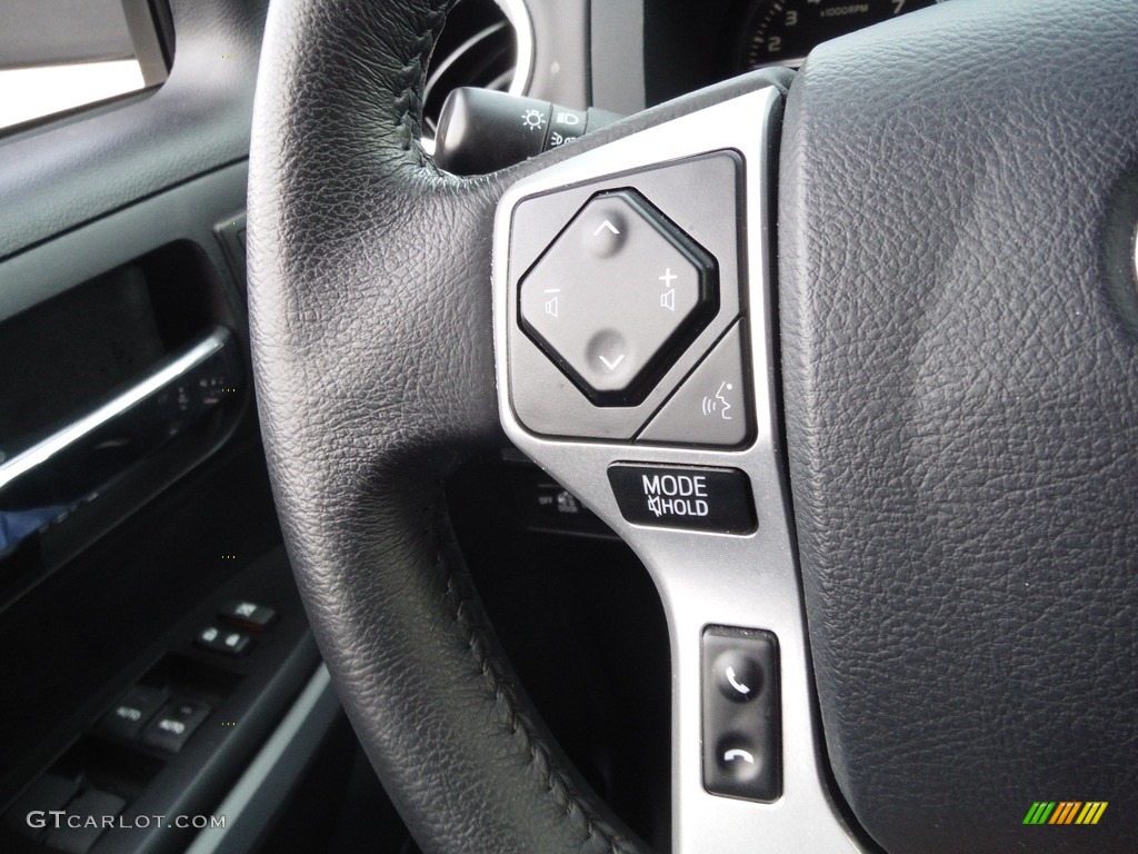 2020 Toyota Tundra Platinum CrewMax 4x4 Black Steering Wheel Photo #144034118