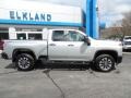 Silver Ice Metallic - Silverado 2500HD Custom Double Cab 4x4 Photo No. 2