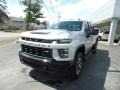 Silver Ice Metallic 2022 Chevrolet Silverado 2500HD Custom Double Cab 4x4 Exterior