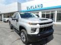 Silver Ice Metallic - Silverado 2500HD Custom Double Cab 4x4 Photo No. 9