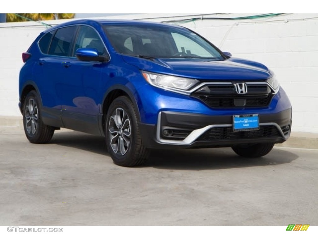 Aegean Blue Metallic 2022 Honda CR-V EX AWD Exterior Photo #144035511