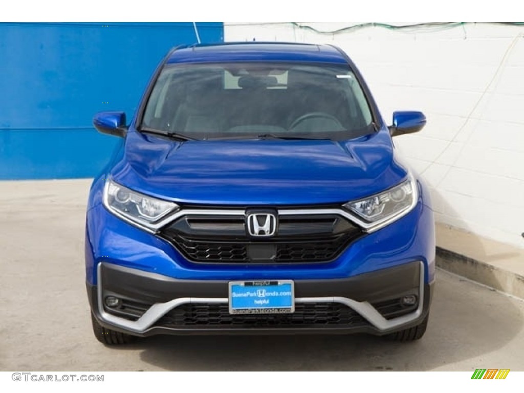 2022 CR-V EX AWD - Aegean Blue Metallic / Black photo #3