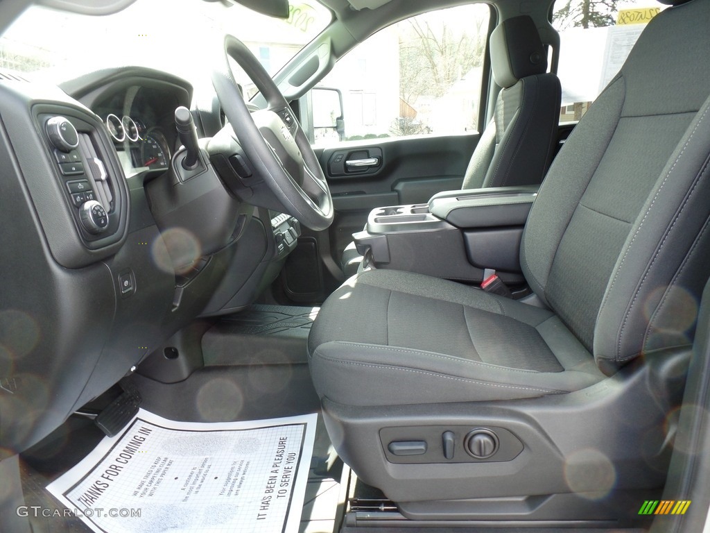 Jet Black Interior 2022 Chevrolet Silverado 2500HD Custom Double Cab 4x4 Photo #144035553