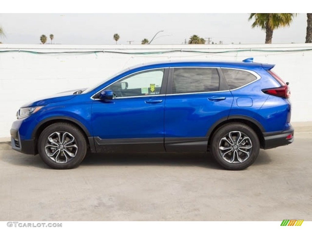 Aegean Blue Metallic 2022 Honda CR-V EX AWD Exterior Photo #144035574