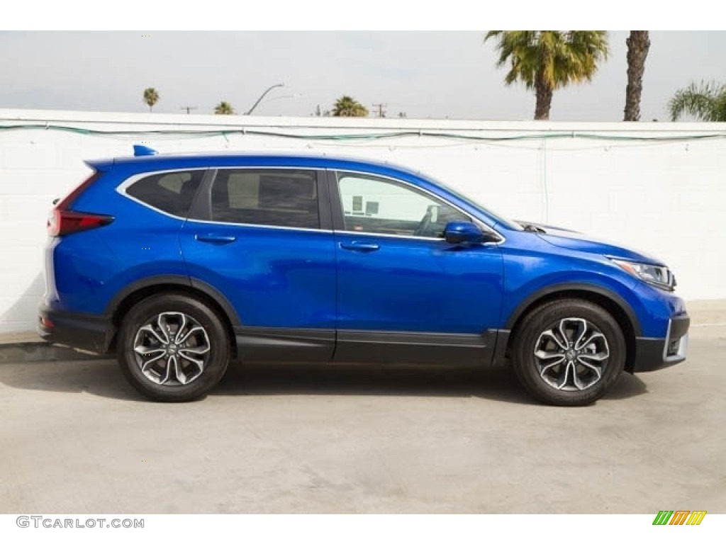 Aegean Blue Metallic 2022 Honda CR-V EX AWD Exterior Photo #144035619