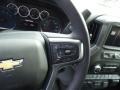 Jet Black Steering Wheel Photo for 2022 Chevrolet Silverado 2500HD #144035639