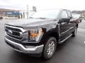 2022 Agate Black Metallic Ford F150 XL SuperCab 4x4  photo #6