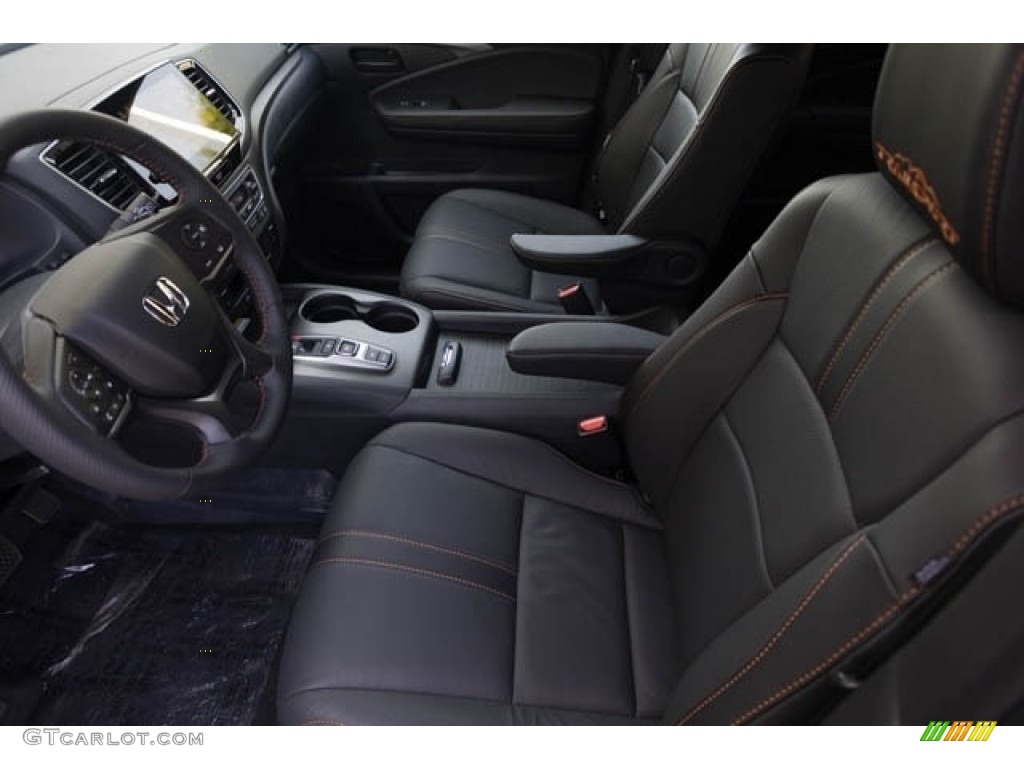 Black Interior 2022 Honda Pilot TrailSport AWD Photo #144037284