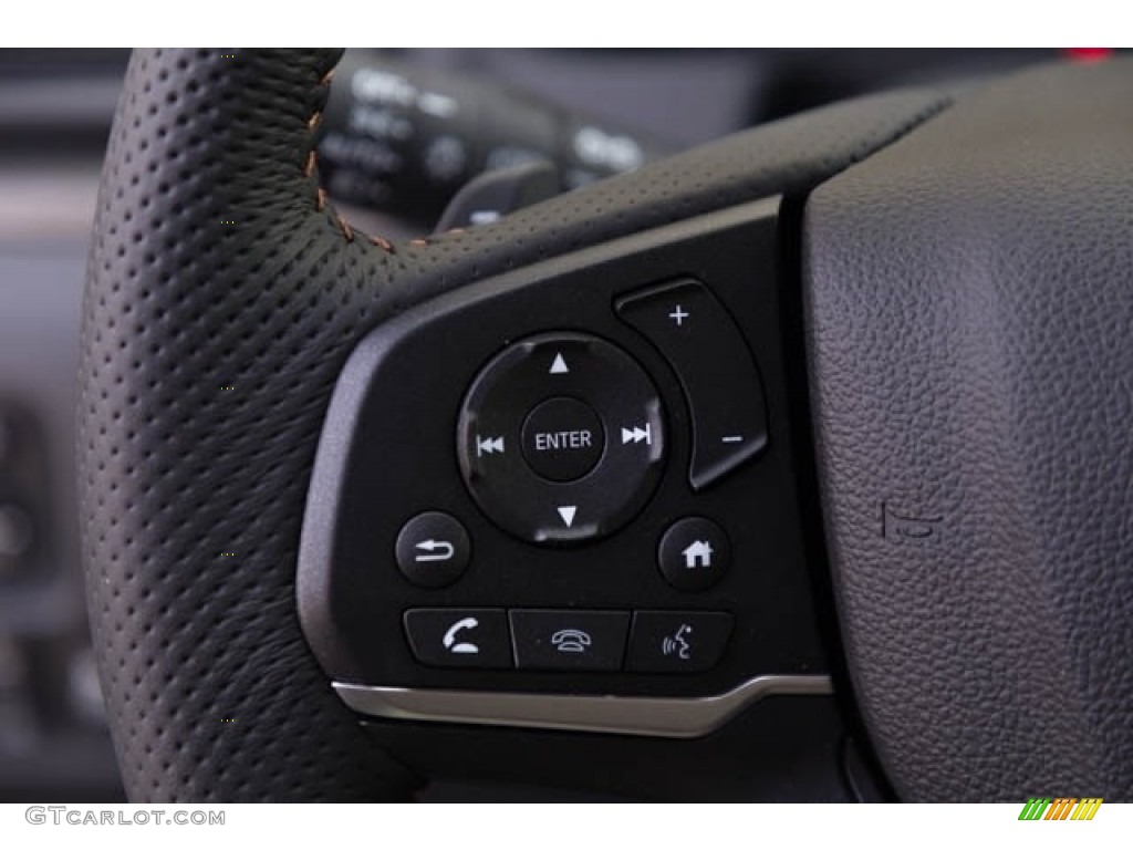2022 Honda Pilot TrailSport AWD Black Steering Wheel Photo #144037374