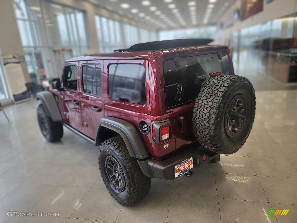 2022 Wrangler Unlimited Willys 4x4 - Snazzberry Pearl / Black photo #4