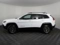 2020 Bright White Jeep Cherokee Trailhawk 4x4  photo #10