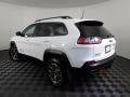 2020 Bright White Jeep Cherokee Trailhawk 4x4  photo #11