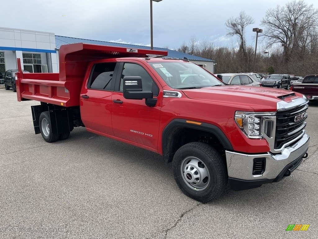 2022 GMC Sierra 3500HD Pro Crew Cab 4WD Chassis Dump Truck Exterior Photos