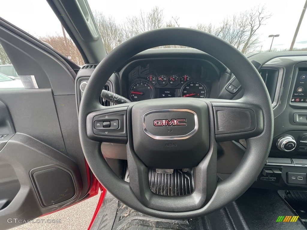 2022 GMC Sierra 3500HD Pro Crew Cab 4WD Chassis Dump Truck Steering Wheel Photos