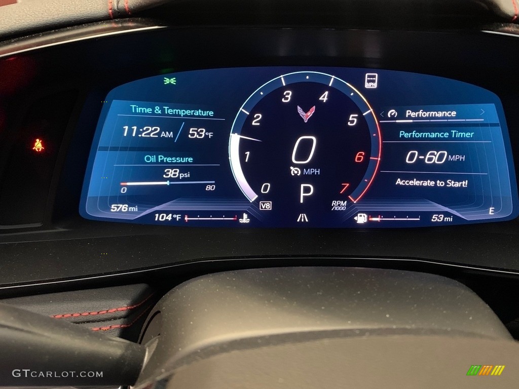 2022 Chevrolet Corvette Stingray Coupe Gauges Photo #144038170