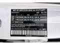149: Polar White 2022 Mercedes-Benz GLB 250 Color Code