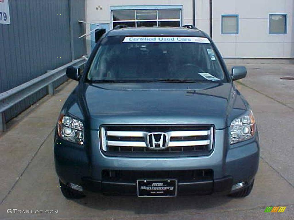 2006 Pilot EX-L 4WD - Steel Blue Metallic / Gray photo #3