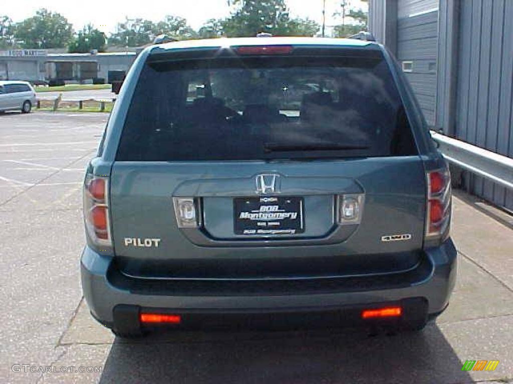 2006 Pilot EX-L 4WD - Steel Blue Metallic / Gray photo #6