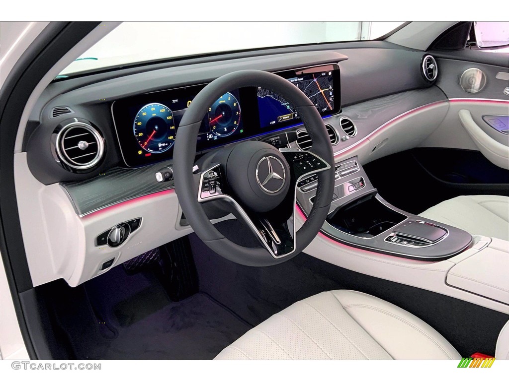 Neva Grey/Magma Grey Interior 2022 Mercedes-Benz E 350 Sedan Photo #144039163