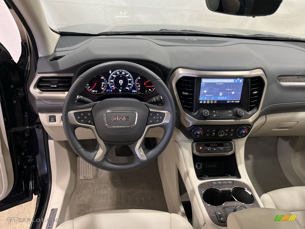 2021 GMC Acadia Denali AWD Dark Galvanized/Light Shale Dashboard Photo #144039859