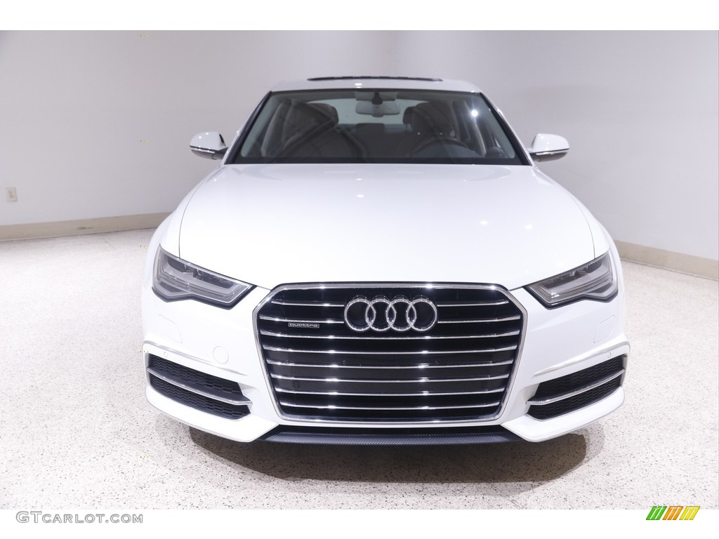 2016 A6 3.0 TFSI Premium Plus quattro - Ibis White / Nougat Brown photo #2