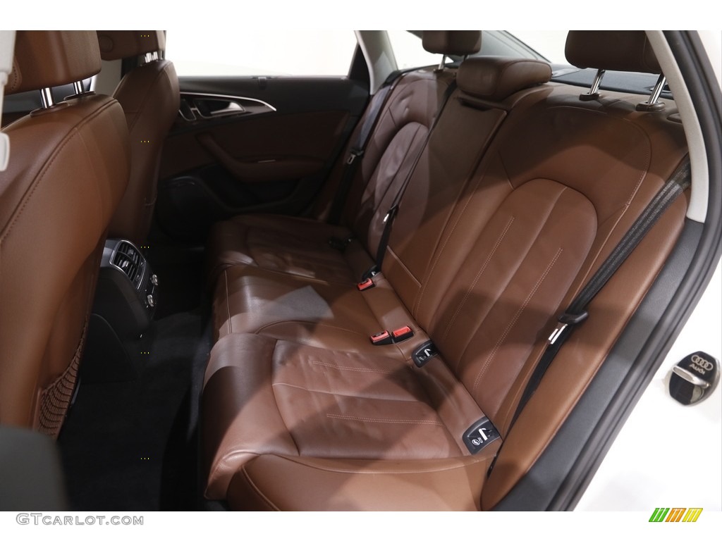 2016 A6 3.0 TFSI Premium Plus quattro - Ibis White / Nougat Brown photo #18