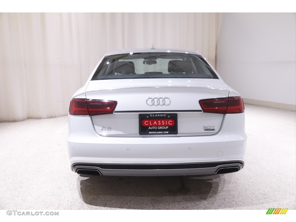 2016 A6 3.0 TFSI Premium Plus quattro - Ibis White / Nougat Brown photo #19