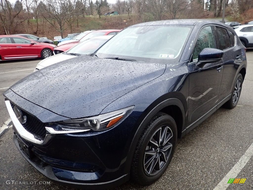 2018 CX-5 Grand Touring AWD - Eternal Blue Metallic / Black photo #1