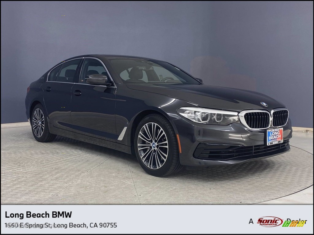 2019 5 Series 530e iPerformance Sedan - Dark Graphite Metallic / Black photo #1