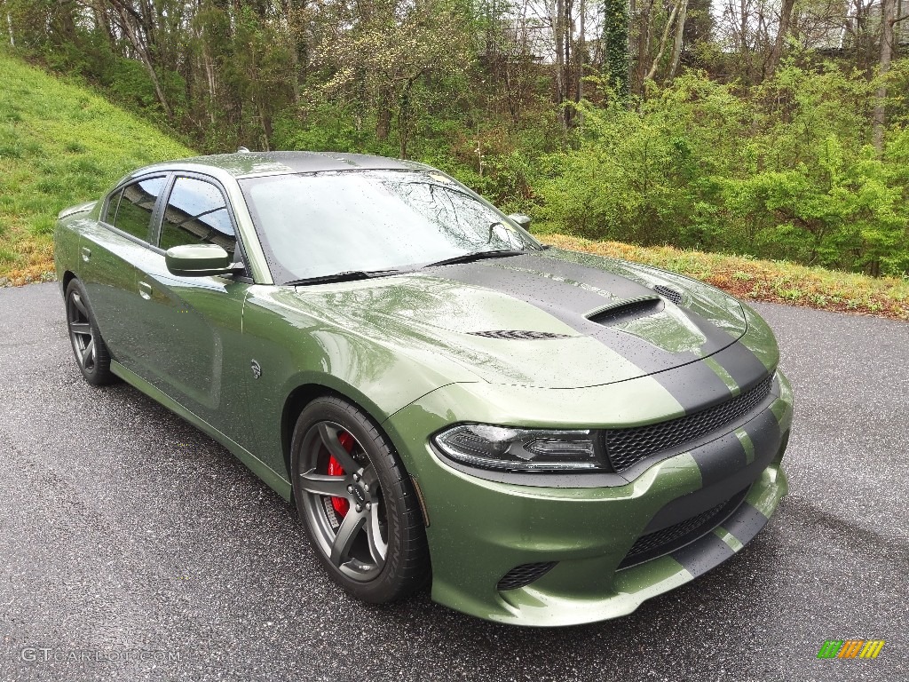 F8 Green 2018 Dodge Charger SRT Hellcat Exterior Photo #144041105