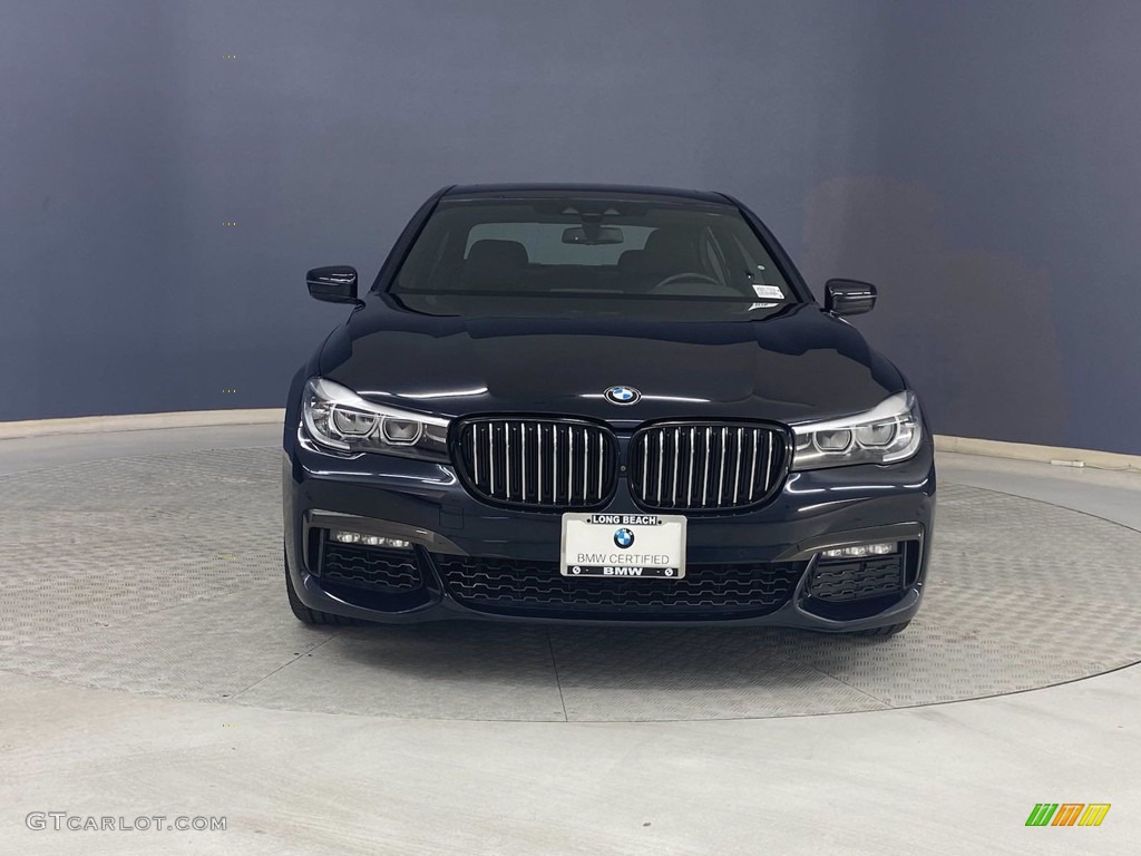 2019 7 Series 740i Sedan - Carbon Black Metallic / Black photo #2