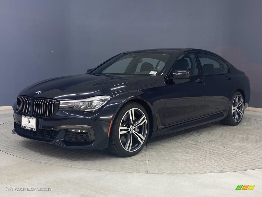 2019 7 Series 740i Sedan - Carbon Black Metallic / Black photo #3