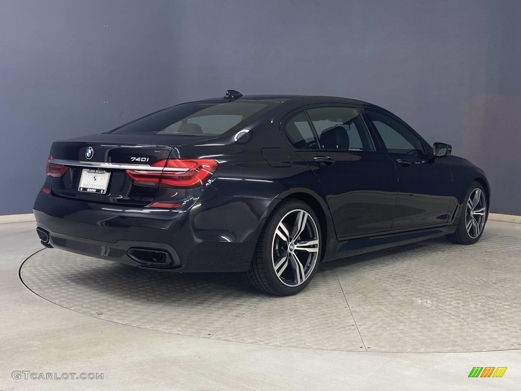2019 7 Series 740i Sedan - Carbon Black Metallic / Black photo #5