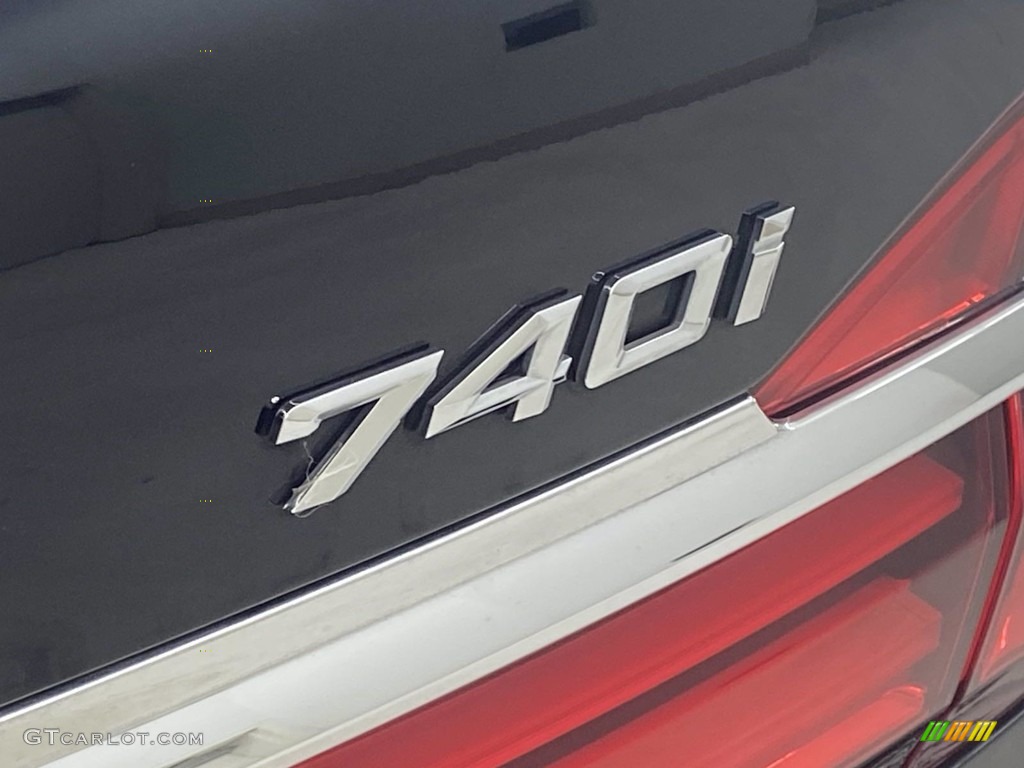 2019 7 Series 740i Sedan - Carbon Black Metallic / Black photo #10