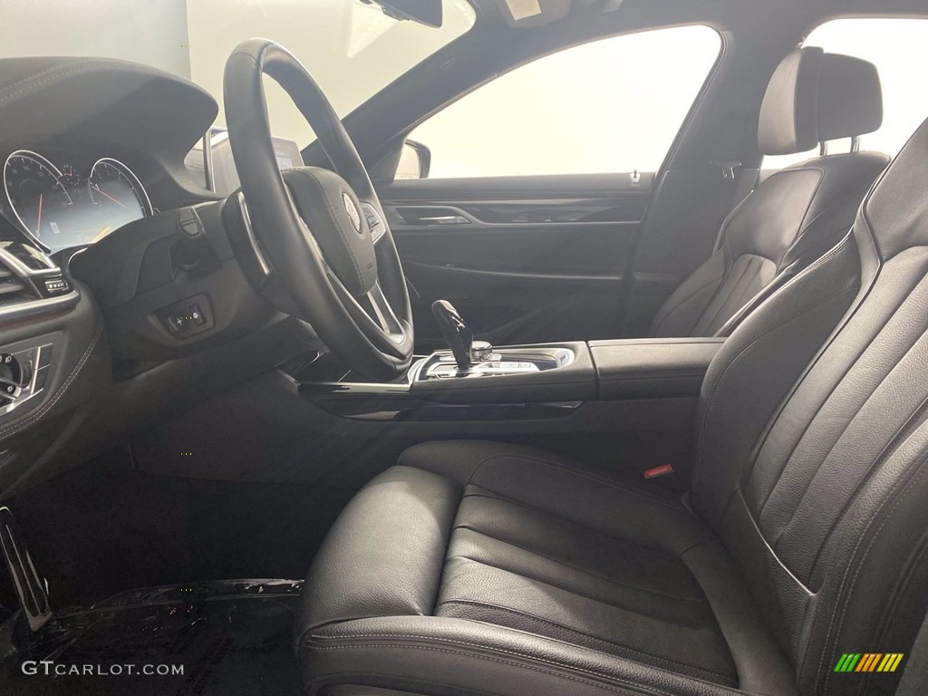 2019 7 Series 740i Sedan - Carbon Black Metallic / Black photo #16