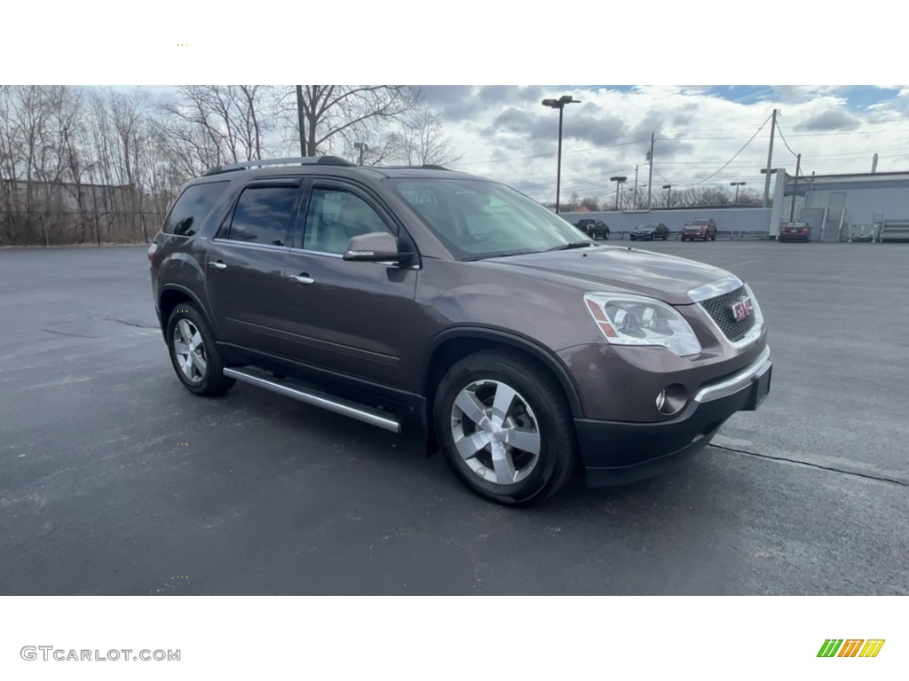 2012 Acadia SLT AWD - Medium Brown Metallic / Cashmere photo #2