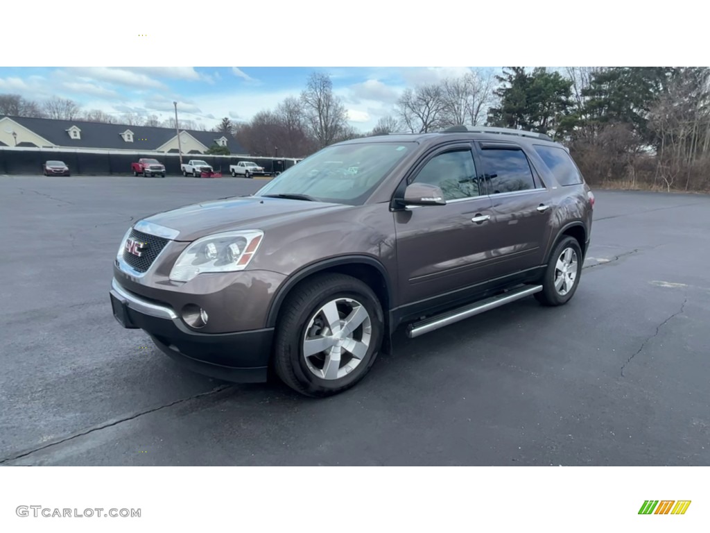 2012 Acadia SLT AWD - Medium Brown Metallic / Cashmere photo #4