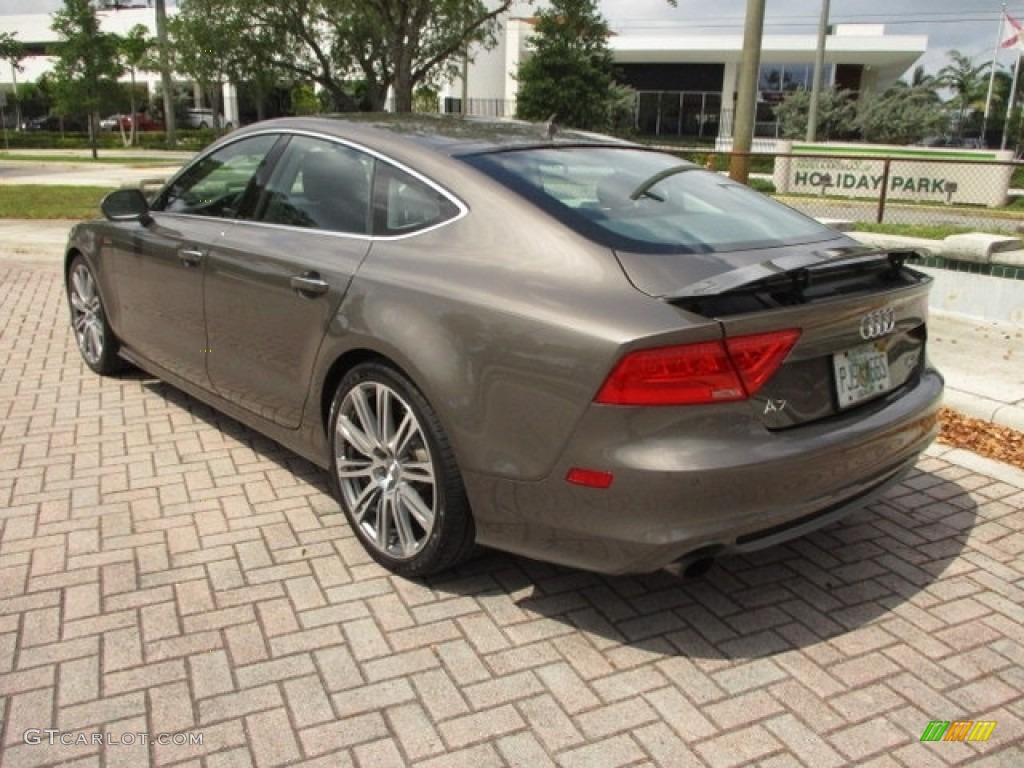 2012 A7 3.0T quattro Prestige - Dakota Grey Metallic / Black photo #6