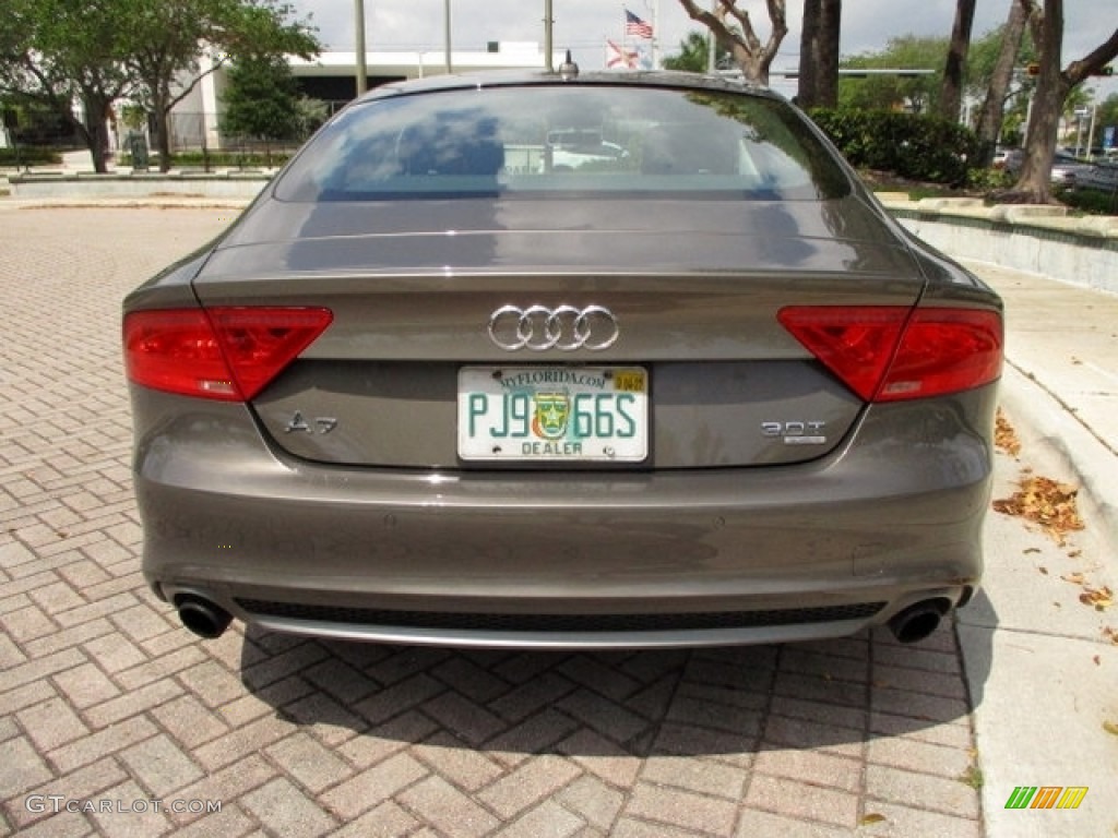 2012 A7 3.0T quattro Prestige - Dakota Grey Metallic / Black photo #8