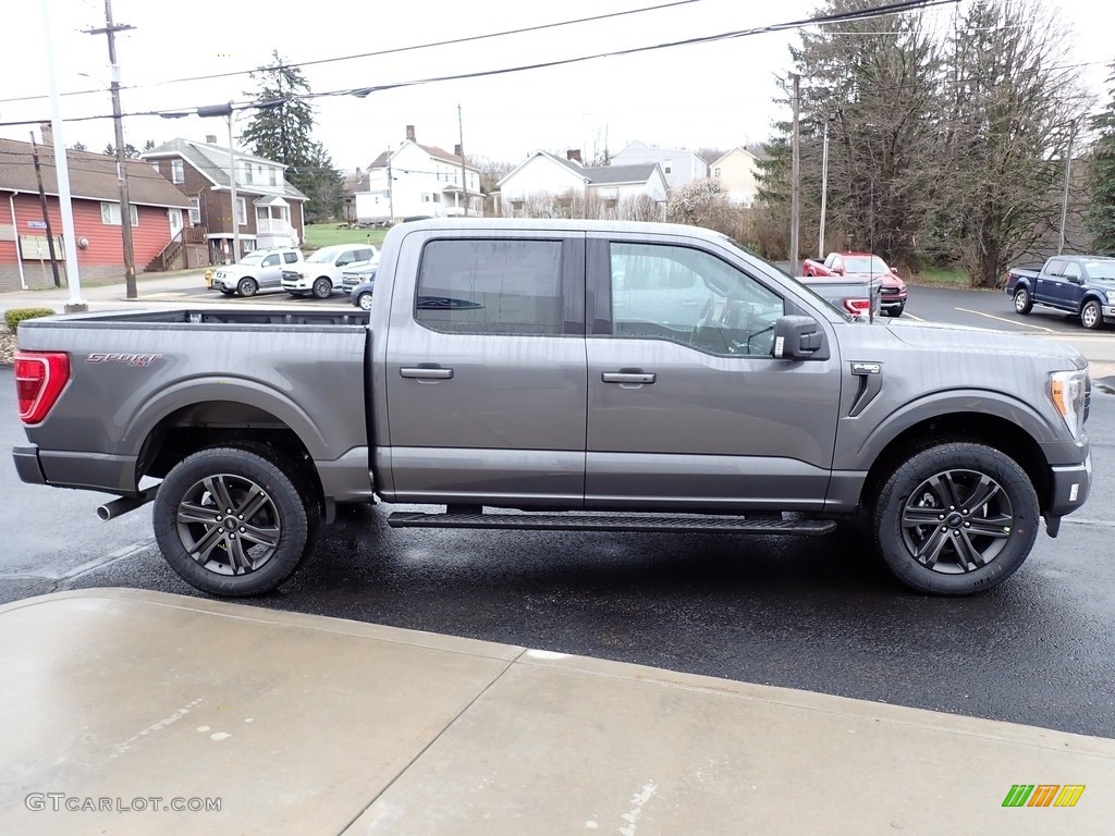 Carbonized Gray Metallic 2022 Ford F150 XLT SuperCrew 4x4 Exterior Photo #144043441